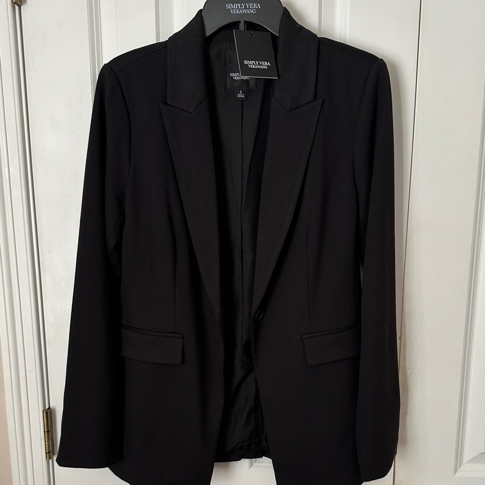Simply Vera Vera Wang Black Blazer